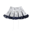 Silver Dragon Patterned Zip Skirt