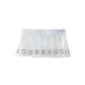 Frosted Translucent Eyelet Pleated TPU Skirt